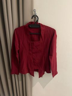 Kebaya Maroon