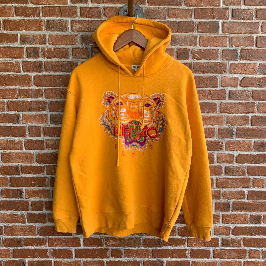 Kenzo hoodie orange sales