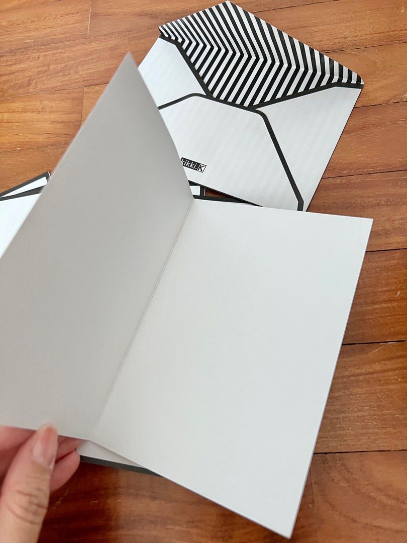 Kikki.K Black and White Thank You Cards, Hobbies & Toys, Stationery
