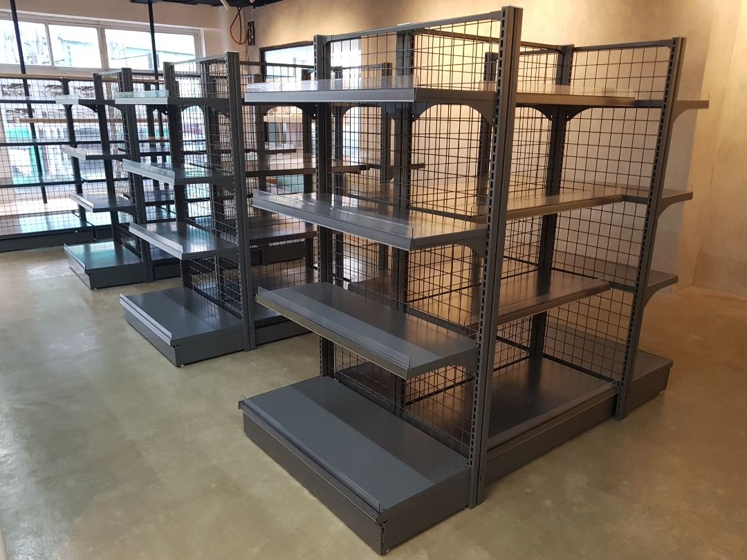 Korean Gondola grocery racks display heavy duty commercial rack high ...