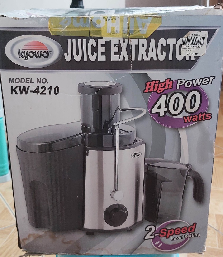 KYOWA JUICE EXTRACTOR KW4210 (1 L), TV & Home Appliances, Kitchen