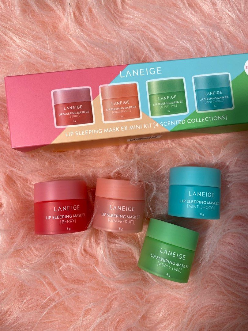 Laneige Lip Sleeping Mask Ex Mini Kit, 美容＆化妝品, 健康及美容 皮膚護理, 面部 面部護理