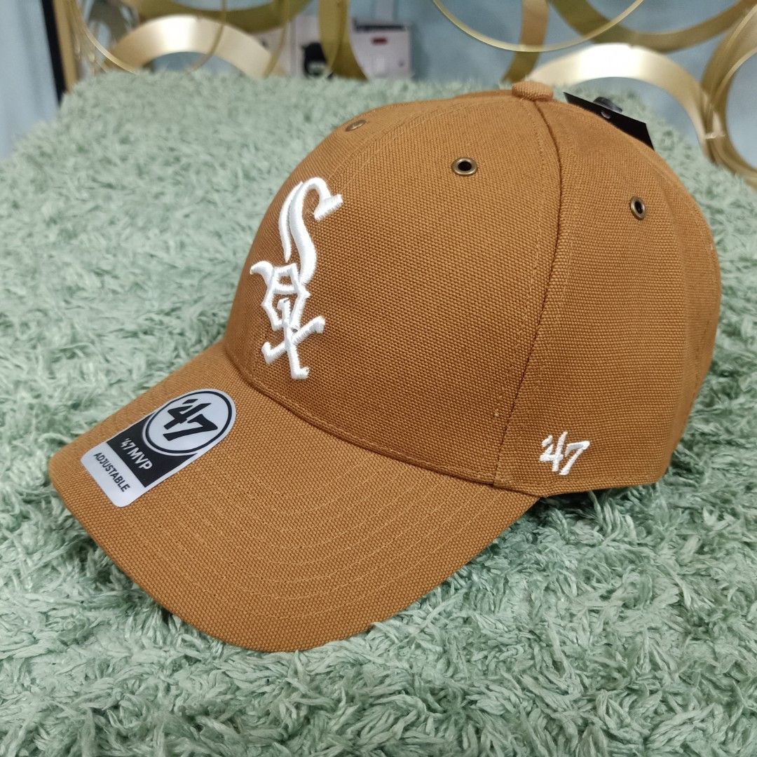 Men’s Chicago White Sox Khaki Carhartt X 47 Brand Clean Up Adjustable Hats