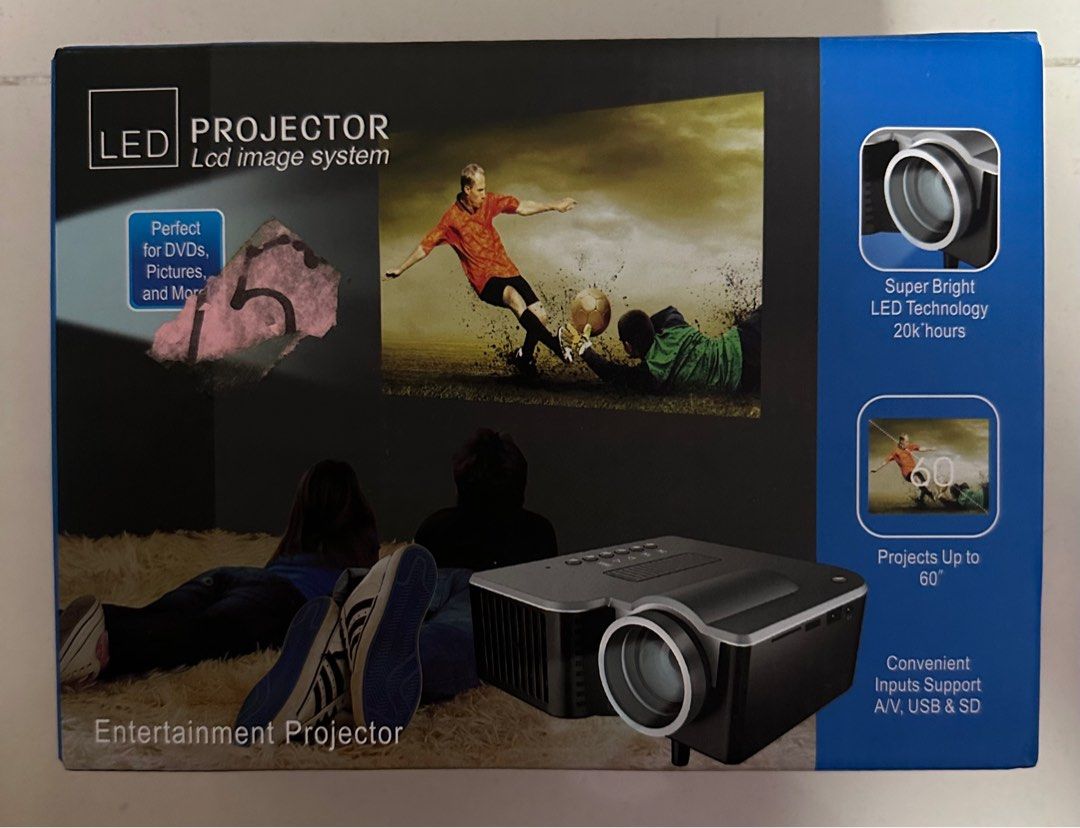 Mini LED Projector (LCD Image System), TV & Home Appliances, TV & Entertainment, Projectors on ...