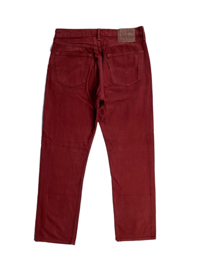 Maroon levis 501 new arrivals