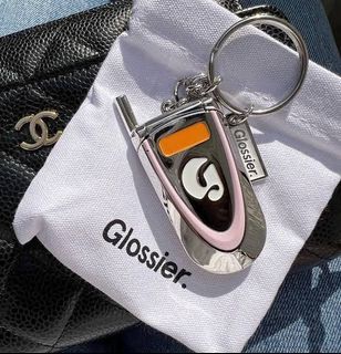 Lf Glossier LA Flip Phone Keychain