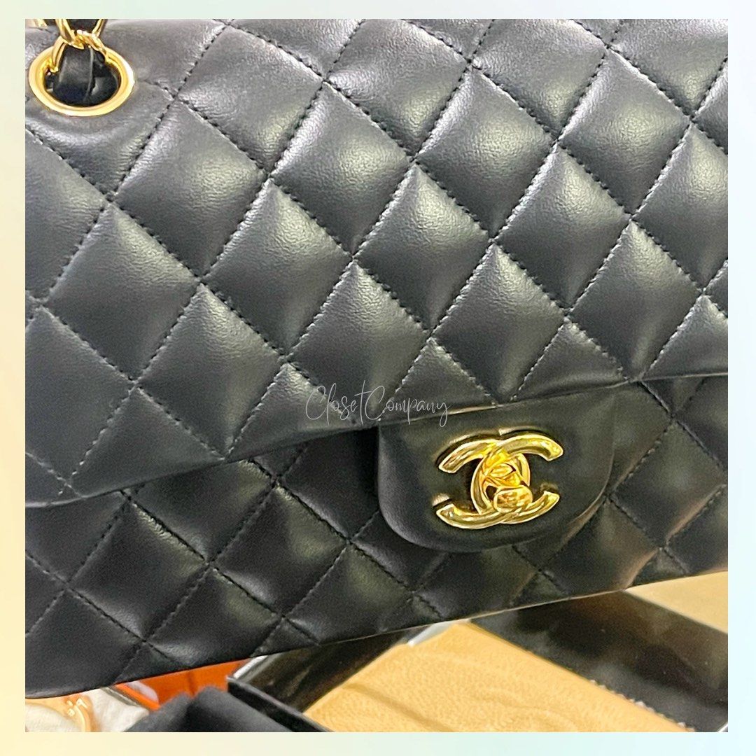 Like New Chanel Small Classic Double Flap Lambskin Gold Hardware Series 30,  Luxury, Bags & Wallets on Carousell