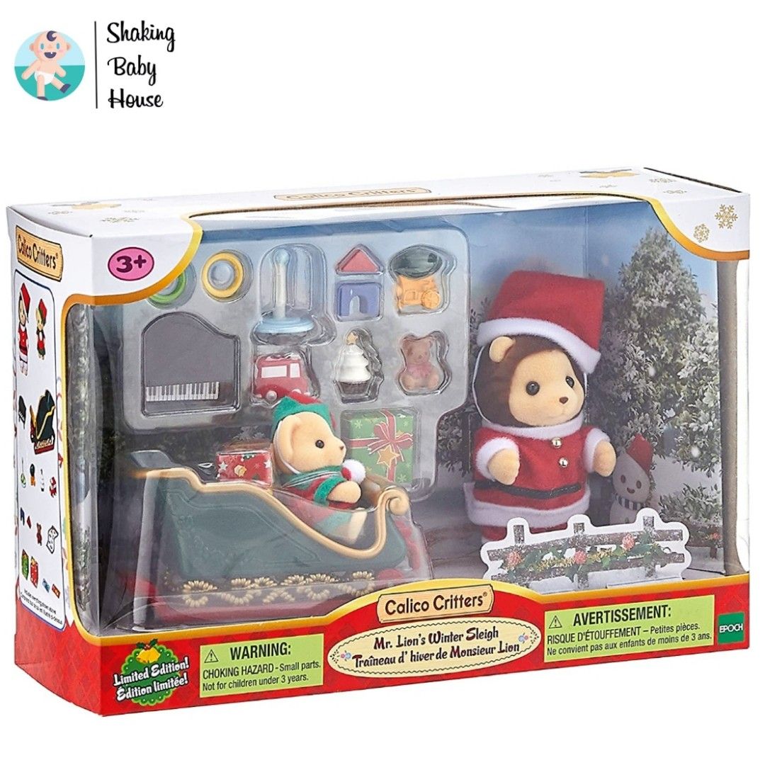 Sylvanian Families 5568 Winter Sleigh Sylvanian Lion