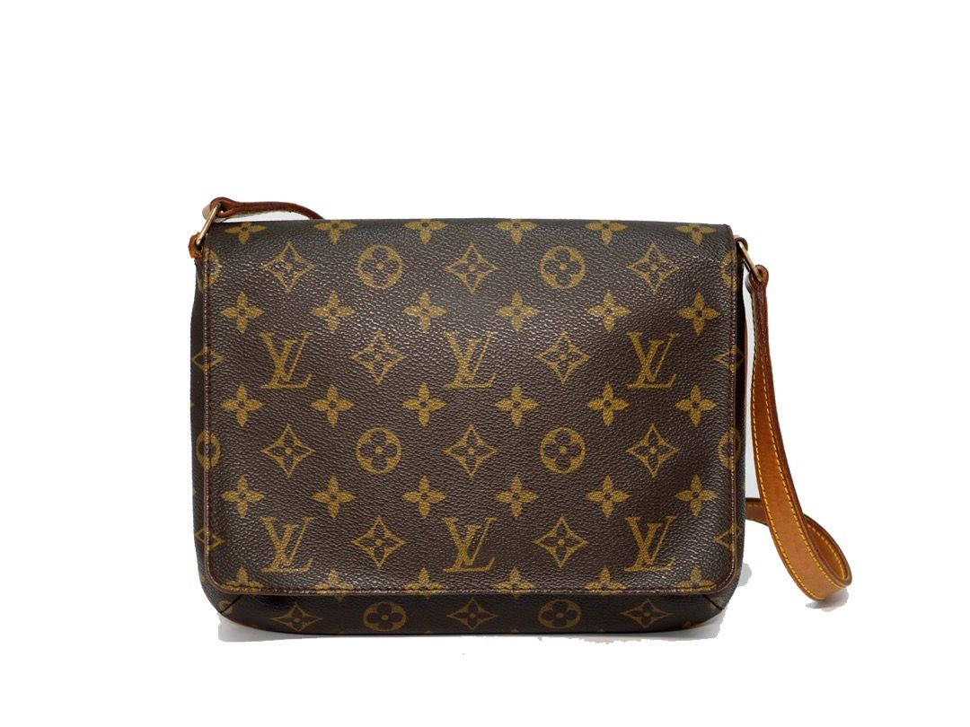 Auth Louis Vuitton Monogram Musette Tango Short Strap M51257