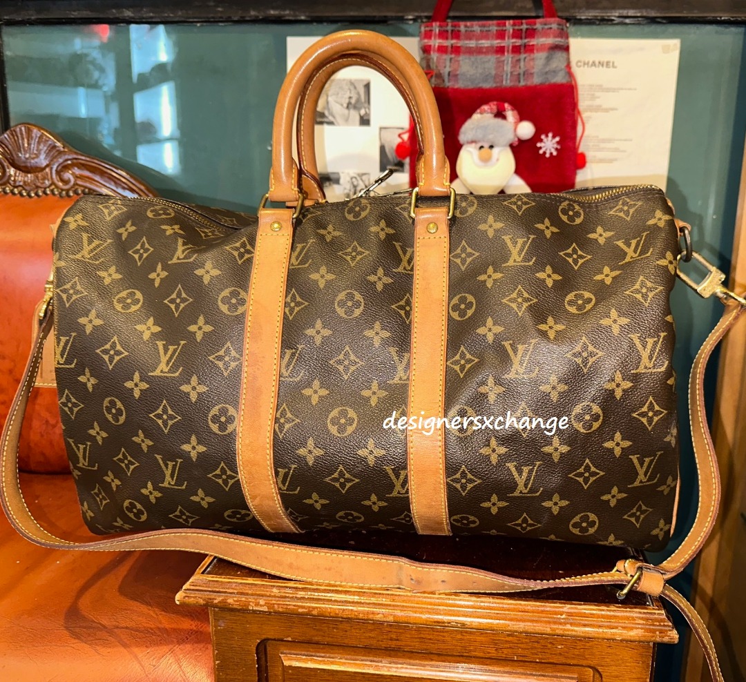 Louis Vuitton monogram KEEPALL size 45, Luxury, Bags & Wallets on Carousell