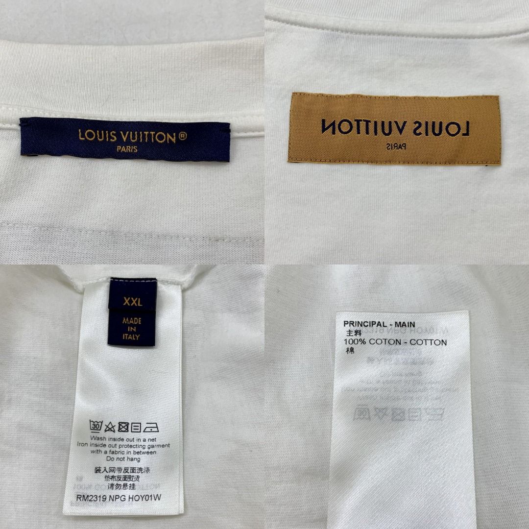 Polo shirt Louis Vuitton White size XL International in Cotton - 29902118