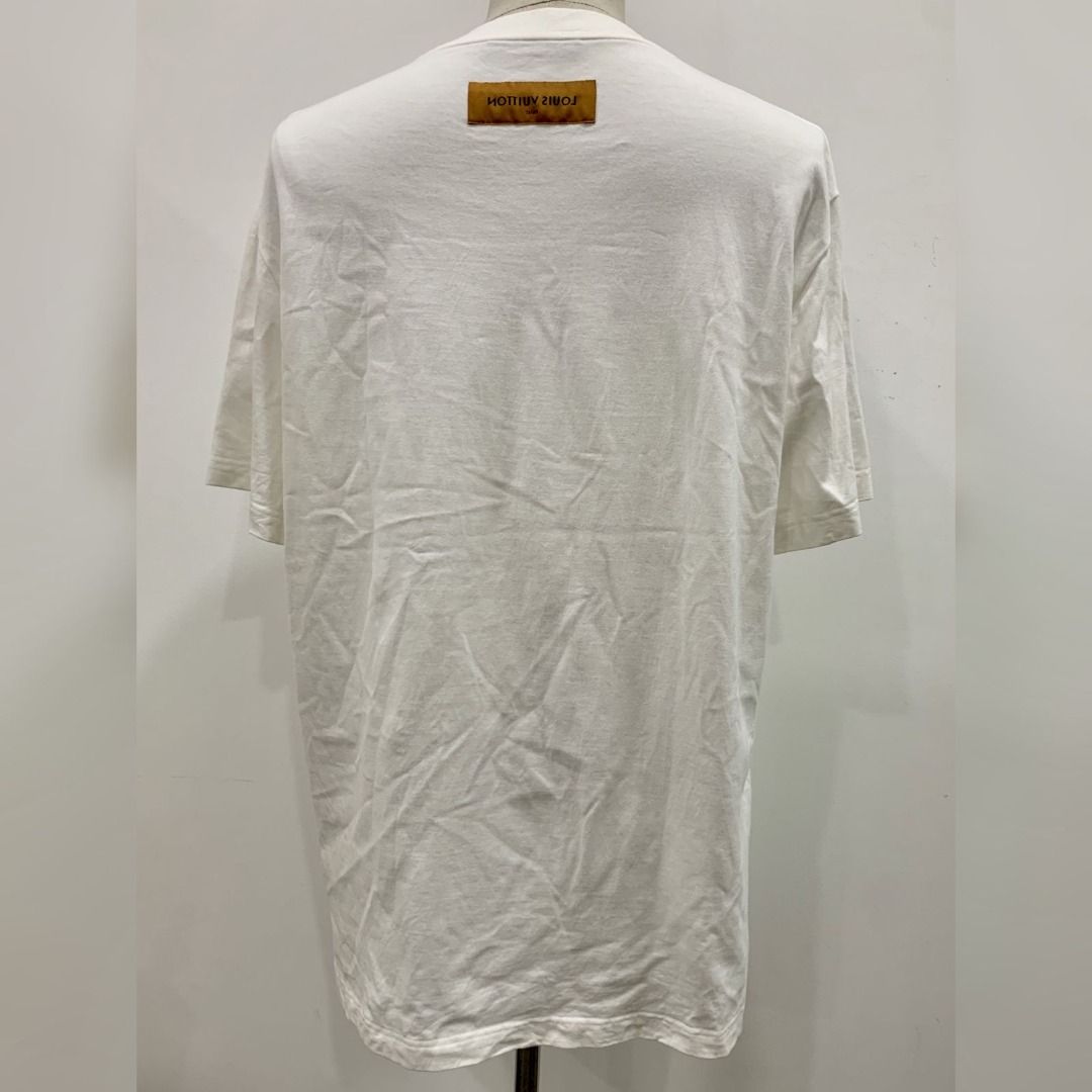 White cotton t-shirt Louis Vuitton White size XL International in