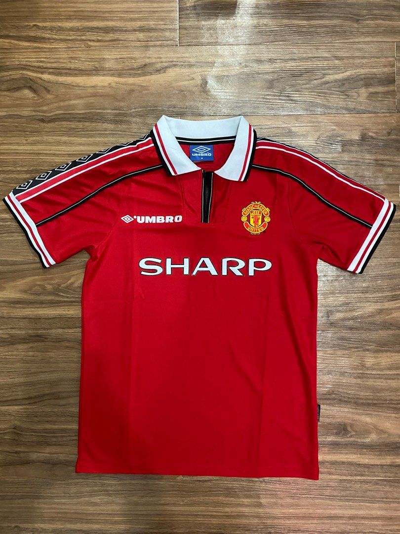 Manchester United Home Retro Jersey Umbro Men s Fashion