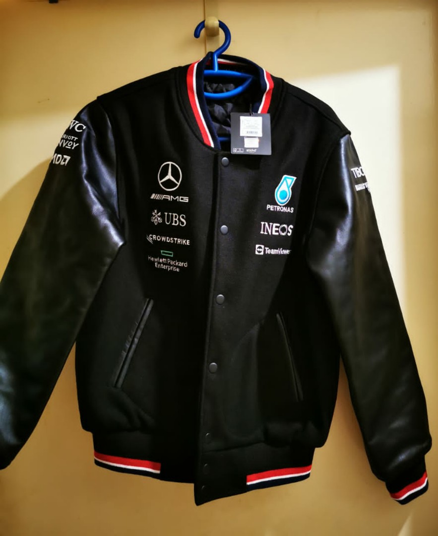 Mercedes-AMG Petronas 2022 Team Varsity Jacket, Women's Fashion, Coats ...