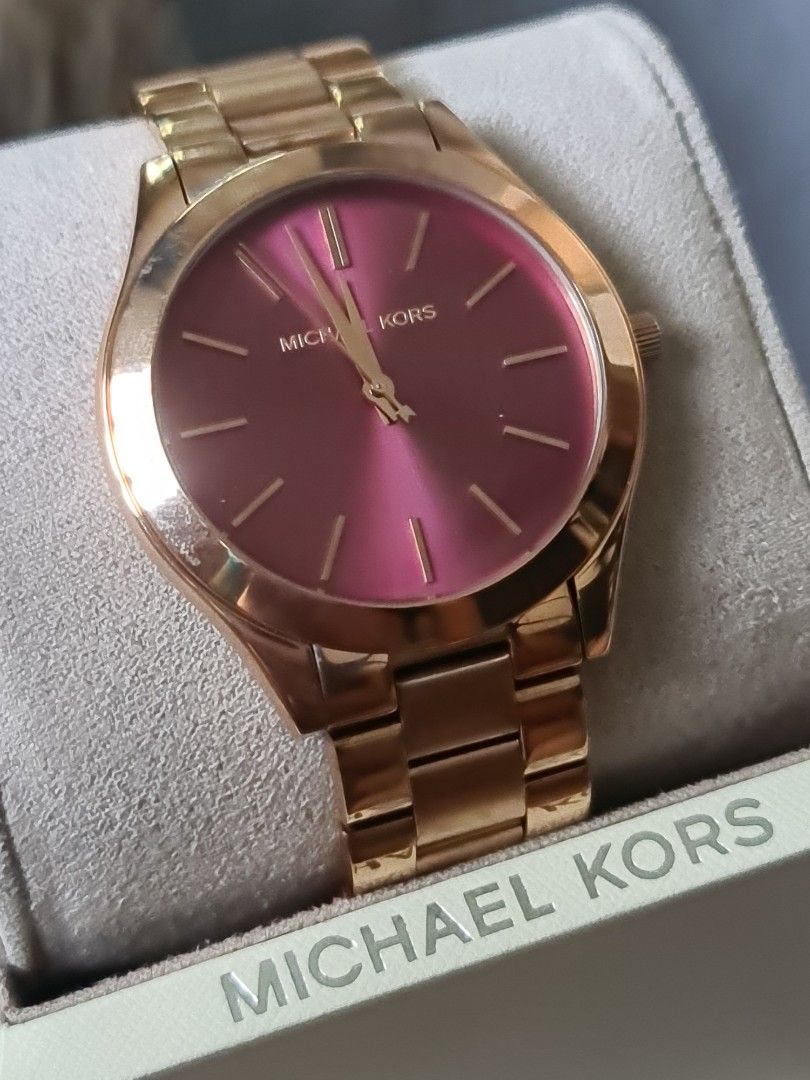 Michael Kors Pink Face Watch, Women's Fashion, Watches & Accessories,  Watches on Carousell