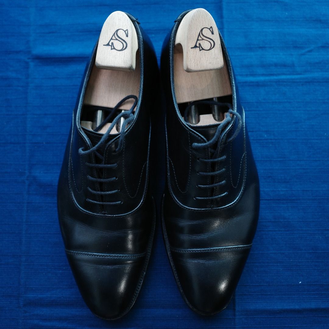 Mens black clearance dress shoes uk