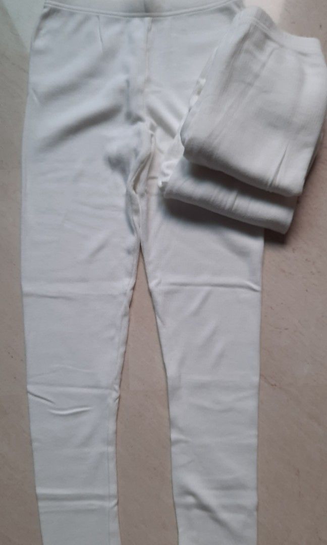 White top thermal pants