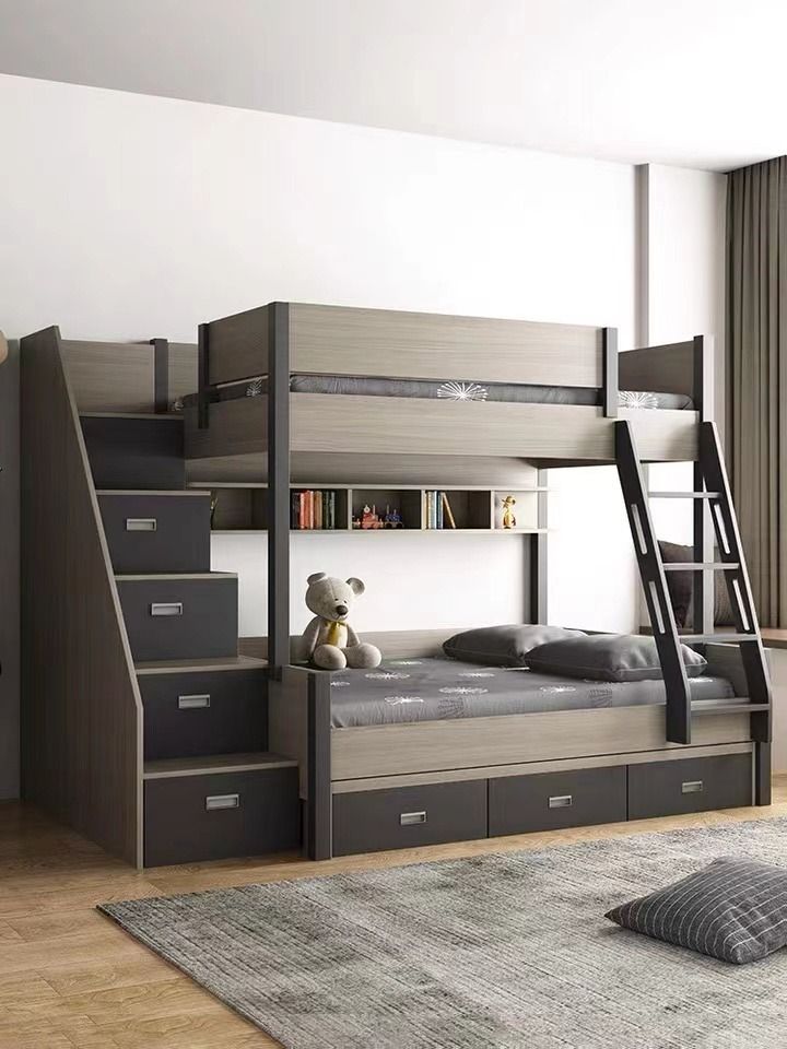 multiple designs bunk beds with multiple variations, solid wood metal