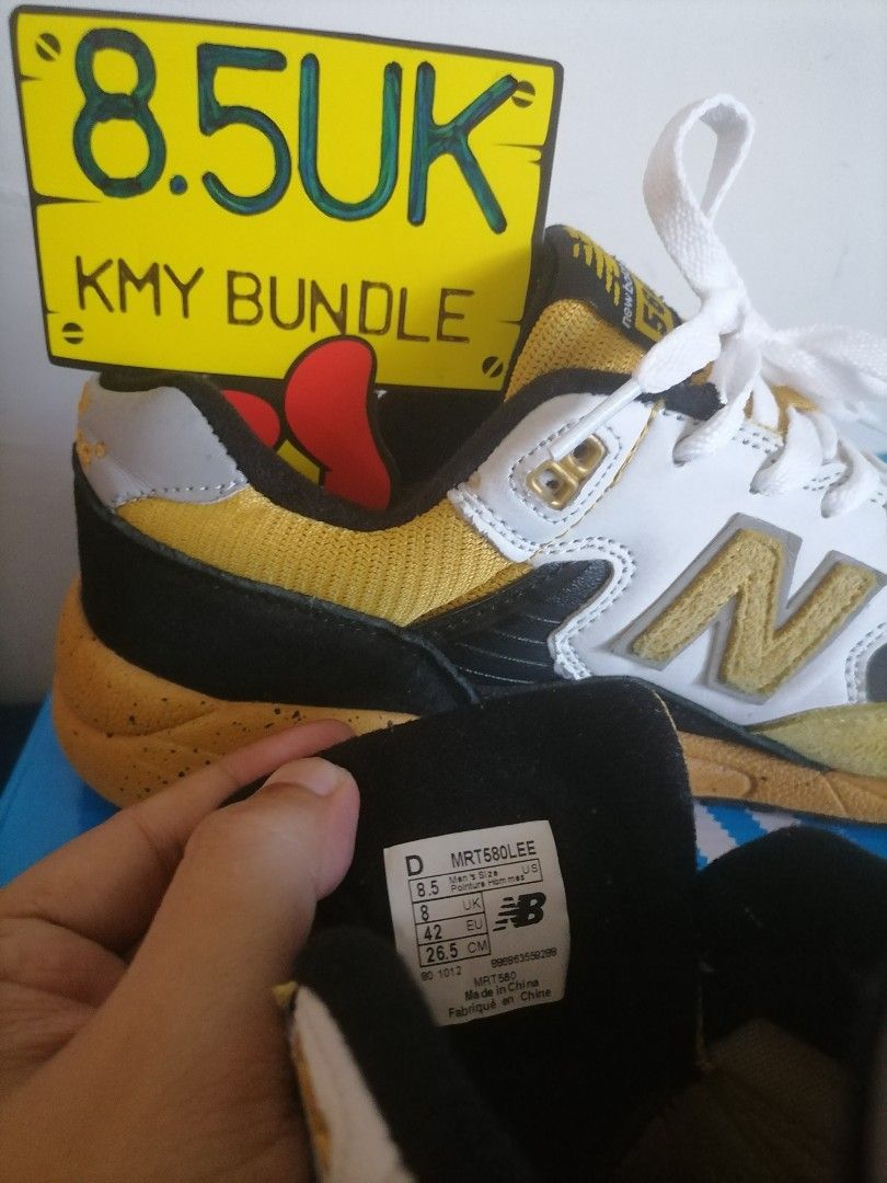 New Balance 580 collab Bruce Lee 8UK Men s Fashion Footwear