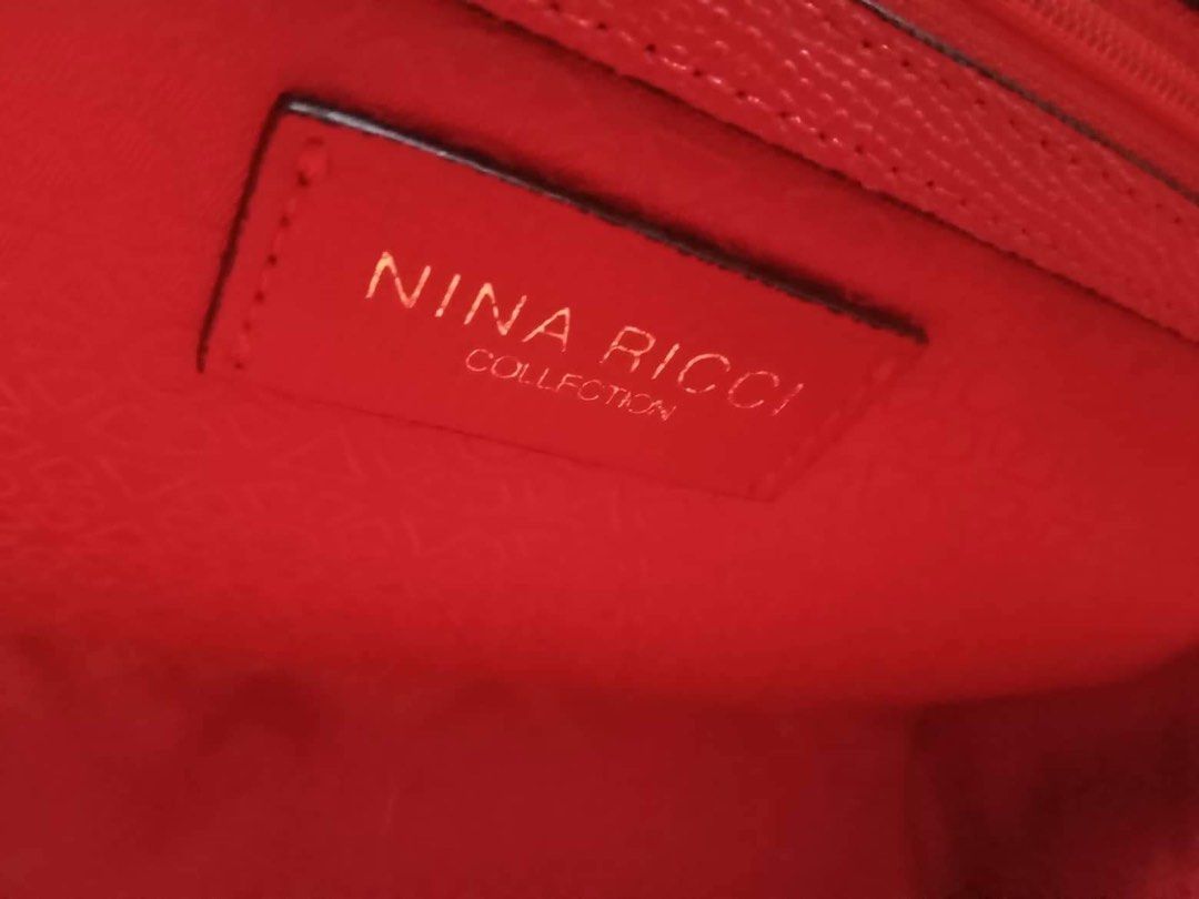 Nina Ricci 2-way Bag (Category: Tote Bags) located in Pasay City. Submitted by o_shoppe (Listing ID 1200004456, Image 3). Description: ✅ Good as new ✅ Handled with care ✅ Refer to photos for the actual look of the bag.