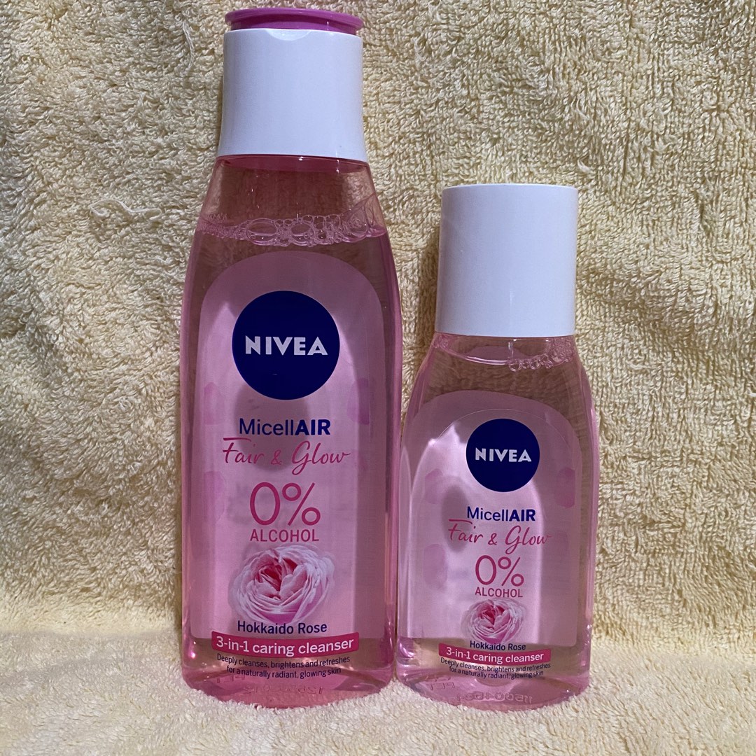 Nivea Fair & Glow Hokkaido Rose Micellar Water (FEBRUARY 2023