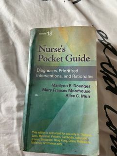 Nursing Pocket Guide NANDA