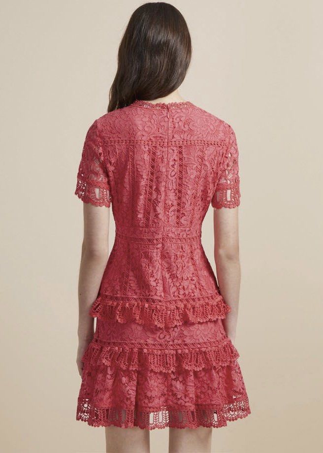 Arta lace ruffle dress hot sale