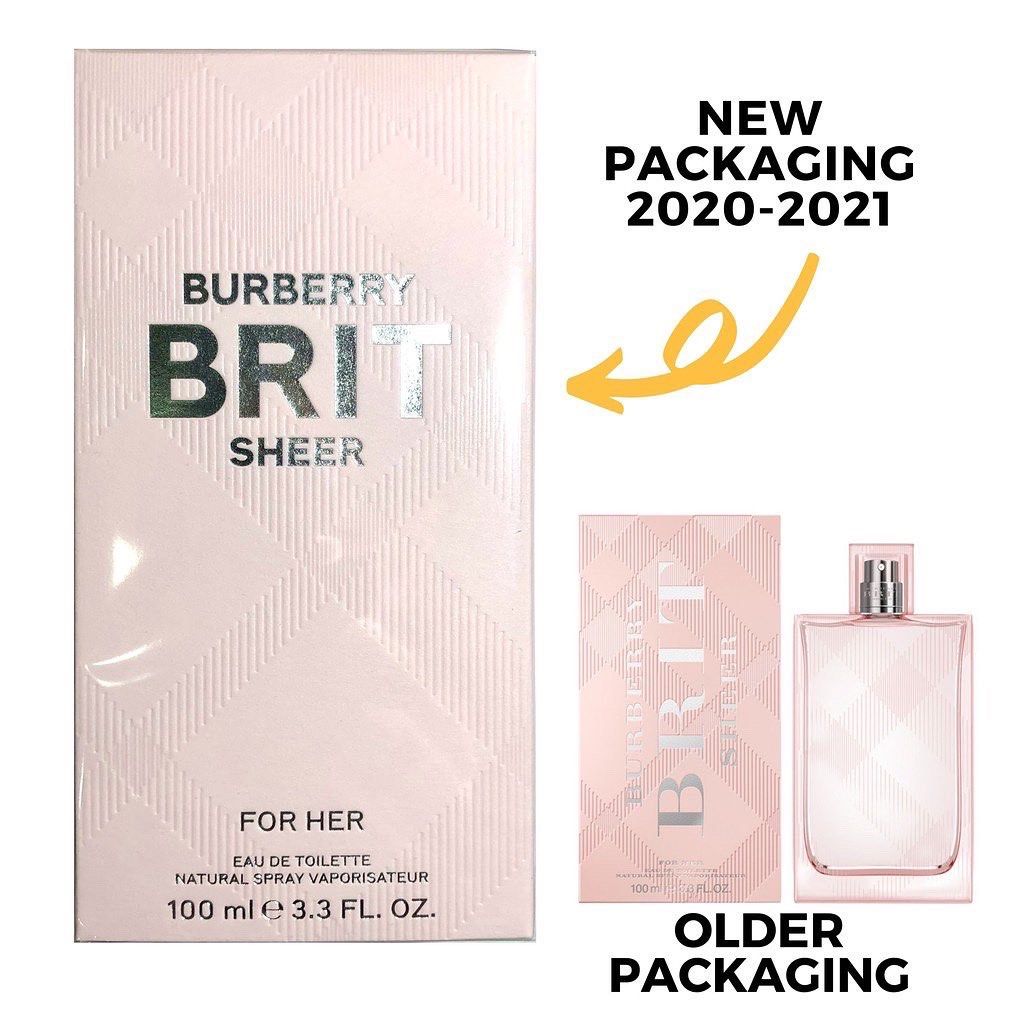 Burberry brit on sale sheer old packaging