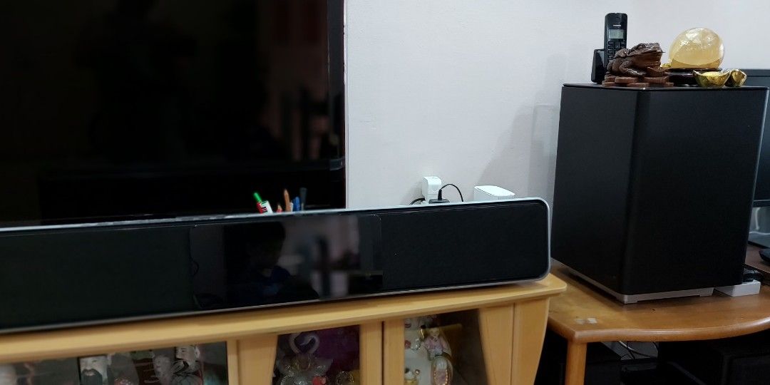 Philips DVD CD player soundbar speakers and subwoofer, Audio, Soundbars