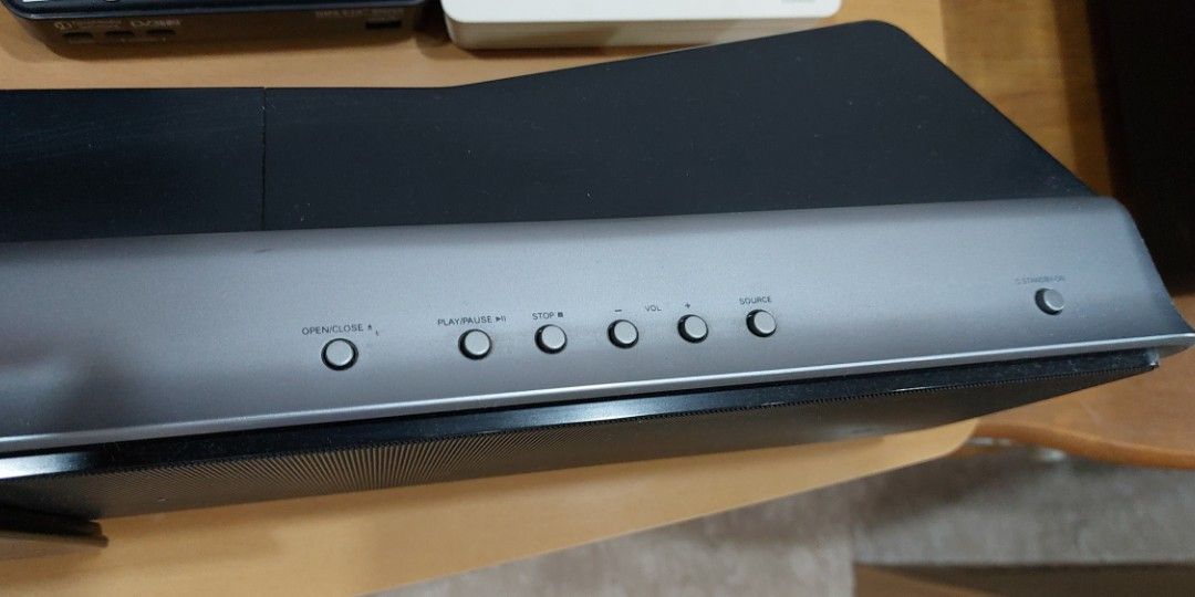 Philips DVD CD player sound bar speakers subwoofer home theatre system