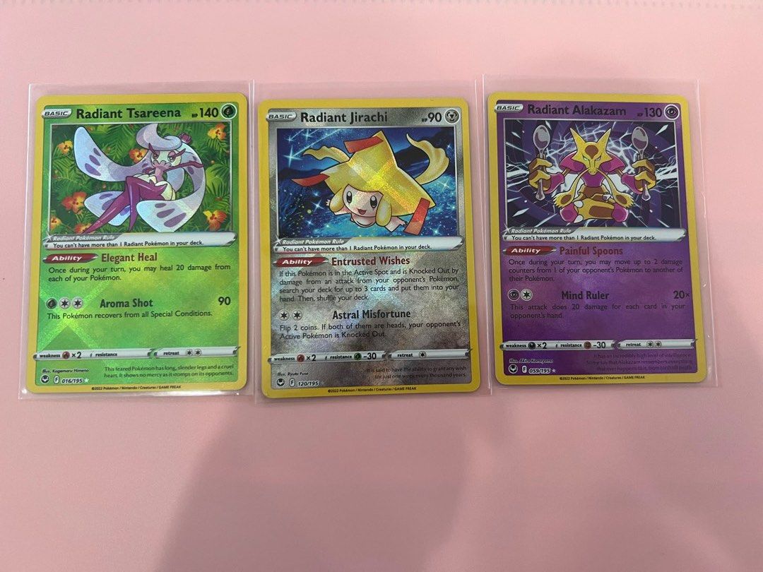 Pokemon Silver Tempest Radiant Set, Hobbies & Toys, Toys & Games on  Carousell