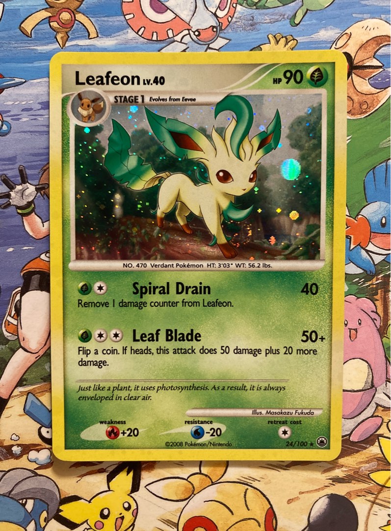 Mavin  Pokemon Card - Leafeon LV.X - Majestic Dawn Holo 99/100 Ultra Rare