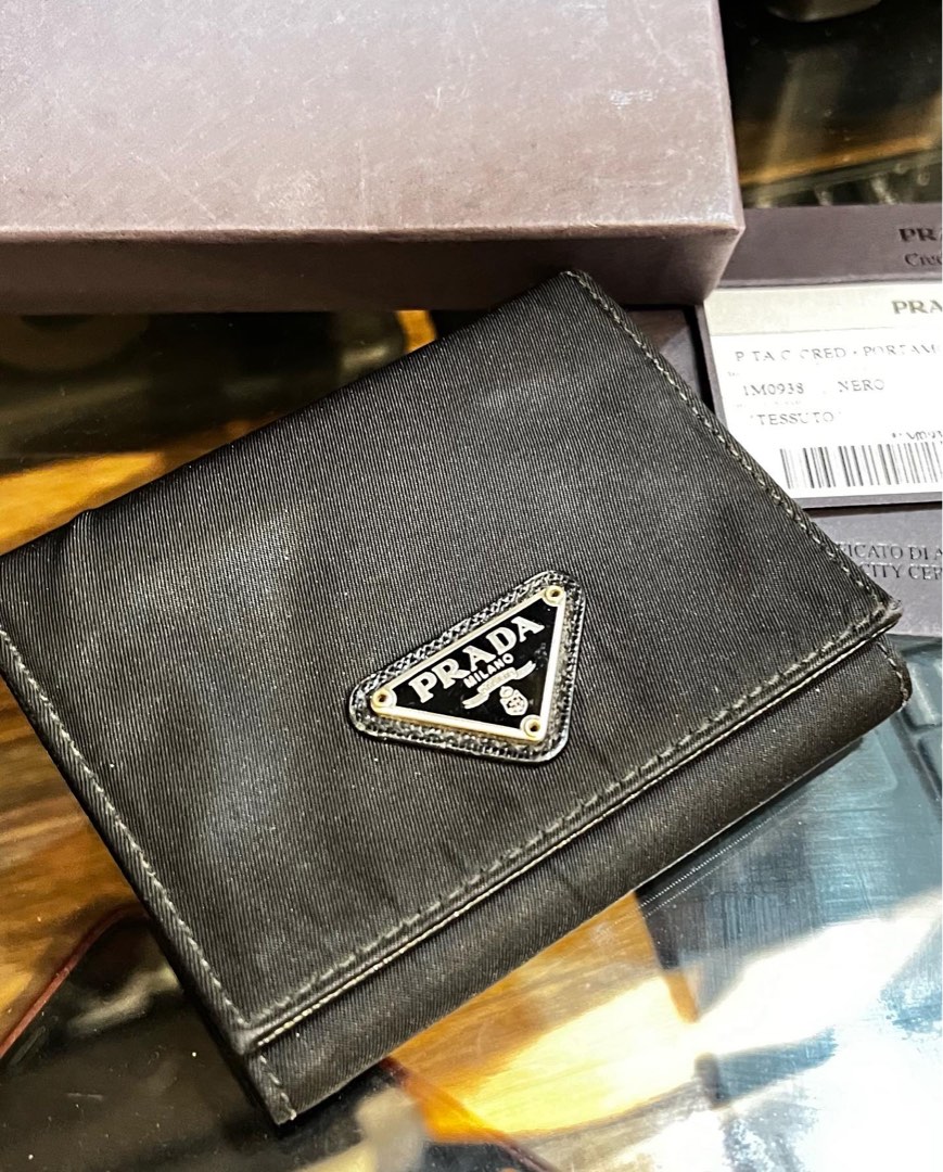 Prada card holder, Luxury, Bags & Wallets on Carousell