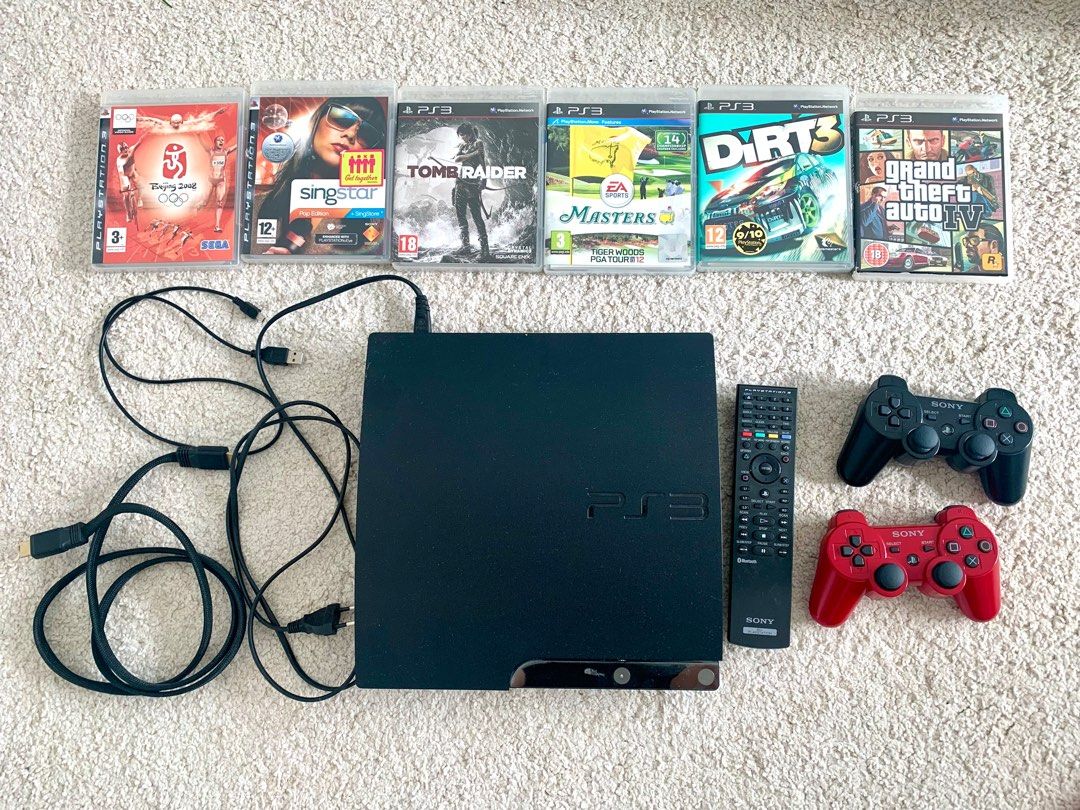 PS3 console + few games, Video Gaming, Video Game Consoles, PlayStation