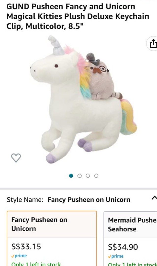 Gund pusheen deals unicorn