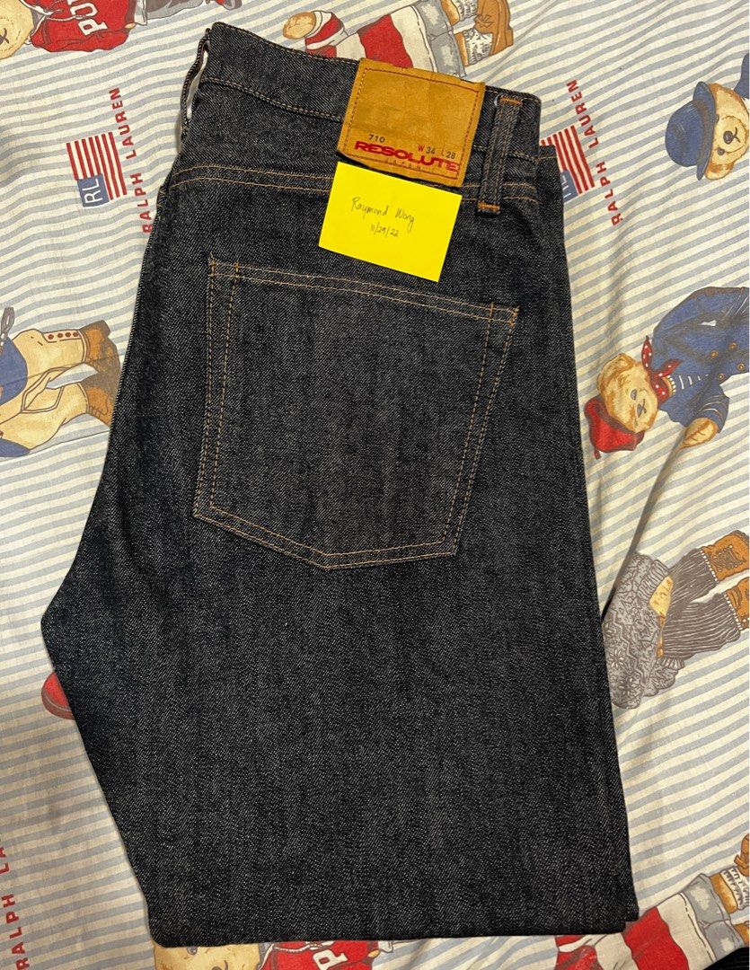 Resolute 710 W34L28 Japanese Selvedge Denim, Men's Fashion, Bottoms