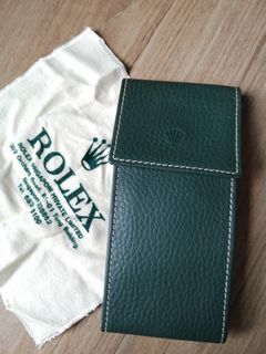 Rolex Leather Travel Pouch for your Swiss Watch Tudor Omega Breitling Seiko