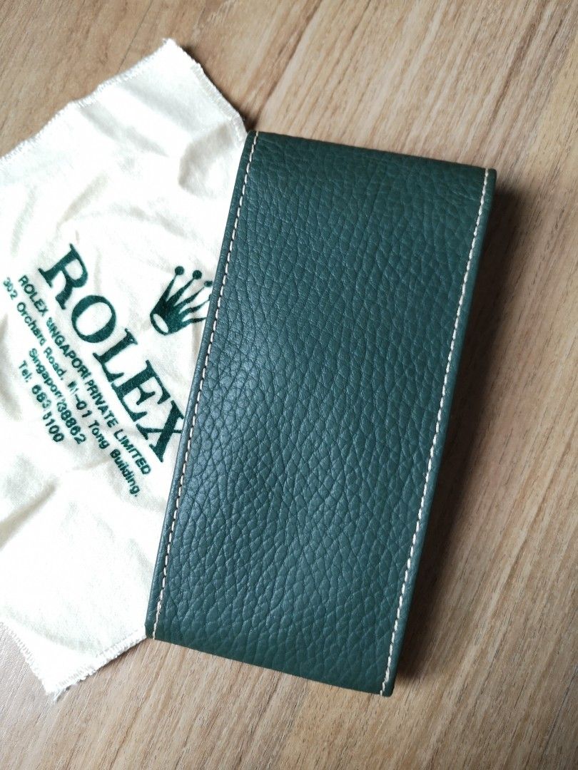 Rolex Leather Travel Pouch for your Swiss Watch Tudor Omega Breitling
