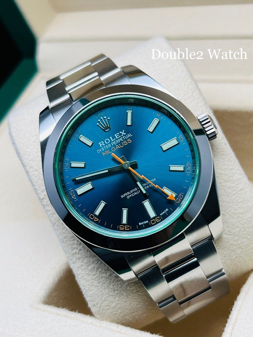 Rolex milgauss z blue forum outlet