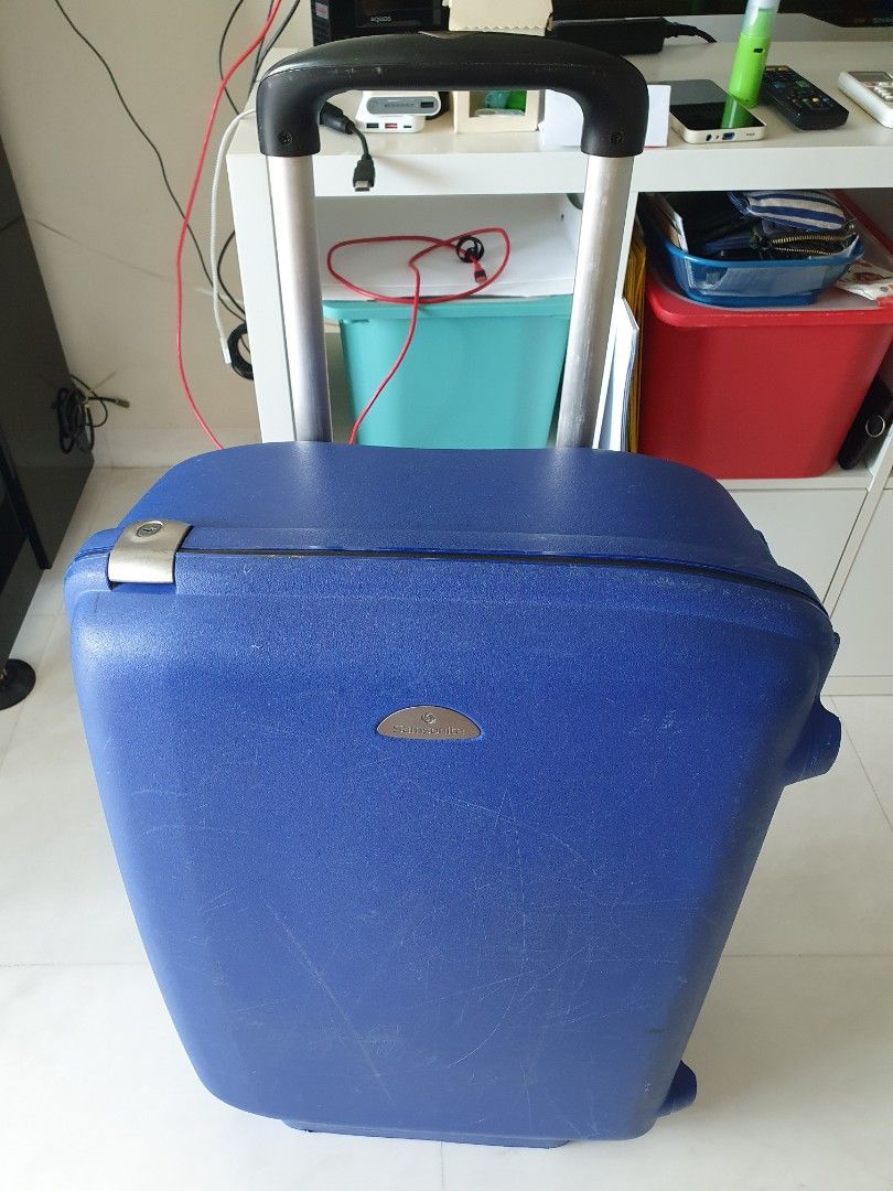 Samsonite blue luggage hard case outlet