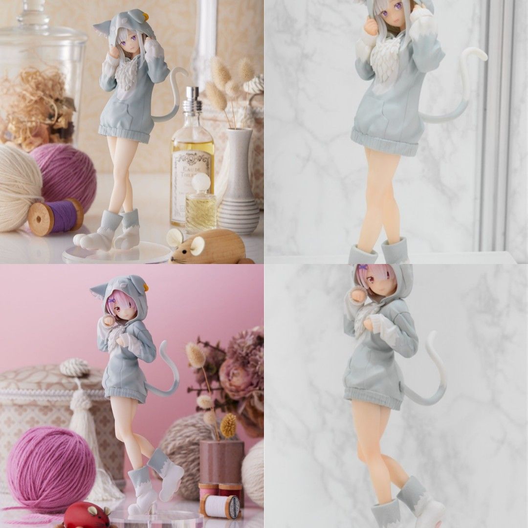 SEGA Re:Zero – Starting Life In Another World – SPM Figura Ram Rainy Day Ver. – Action Figure Da Collezione Con Base Inclusa