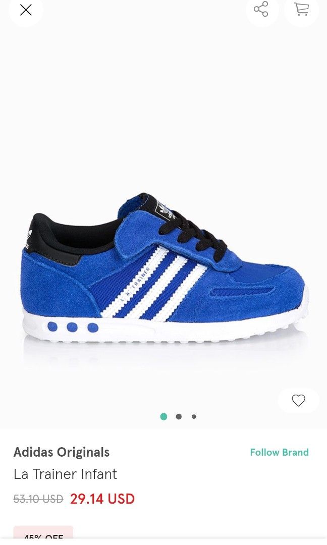 Sepatu anak Adidas LA Trainer blue, Bayi Anak, Baju Anak Laki
