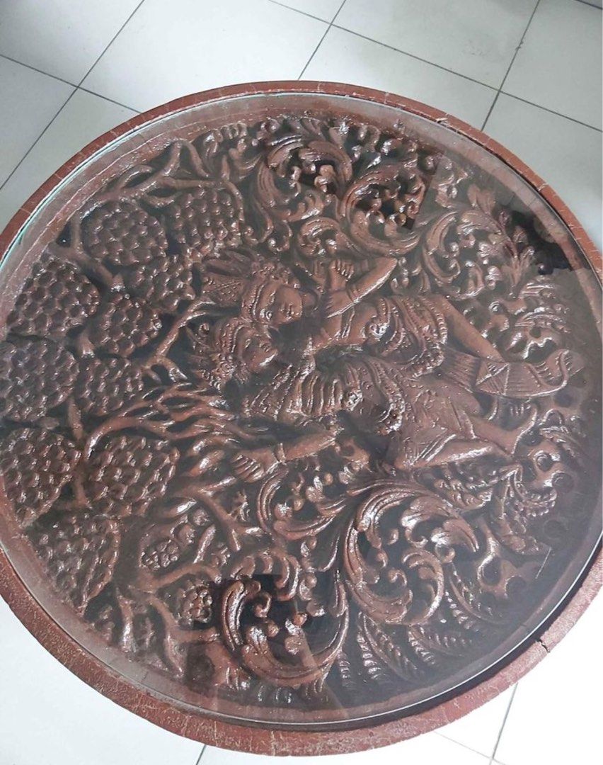 Set kursi antik pohon kelapa, Antik, Furnitur di Carousell