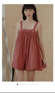 SHAYNE BABYDOLL PLAYSUIT IN DUSK ROSE