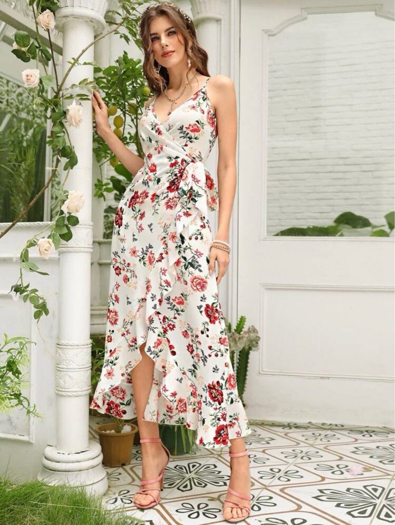 Shein sales dress floral