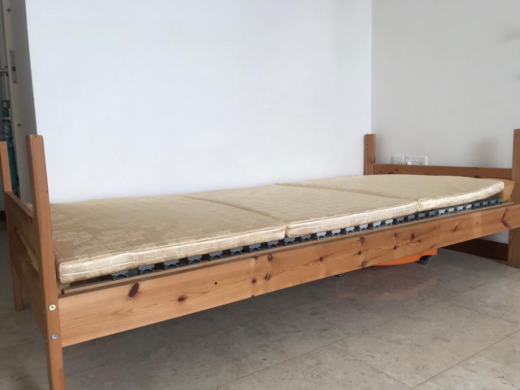 Single IKEA Bed with Mattress, Furniture & Home Living, Furniture, Bed