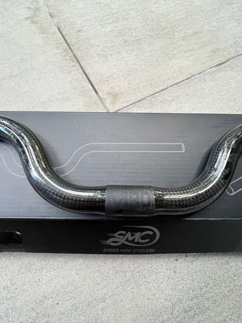 Brompton Mid Riser Handlebar SMC M90 Carbon, Sports Equipment, Bicycles