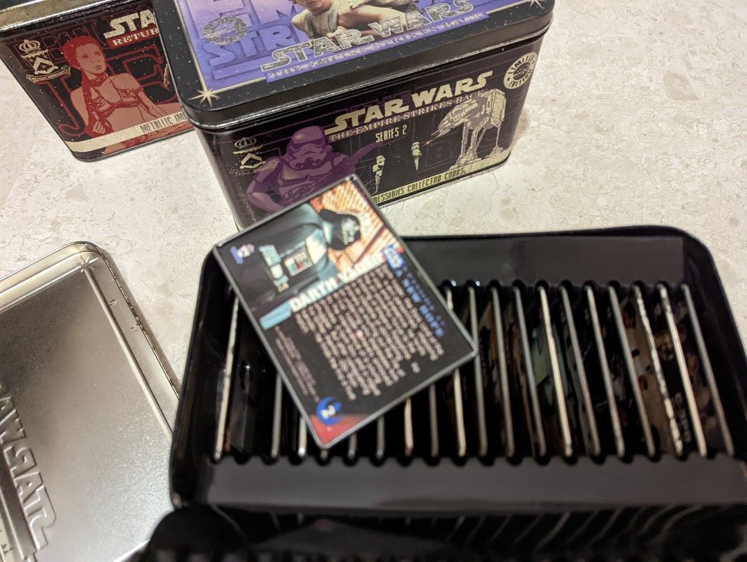 Star Wars Metallic Impressions Collector Cards Tin Metal Hobbies