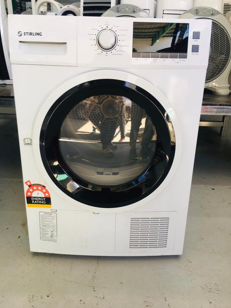 Stirling 8kg Heat Pump Clothes Dryer, TV & Home Appliances, Washing
