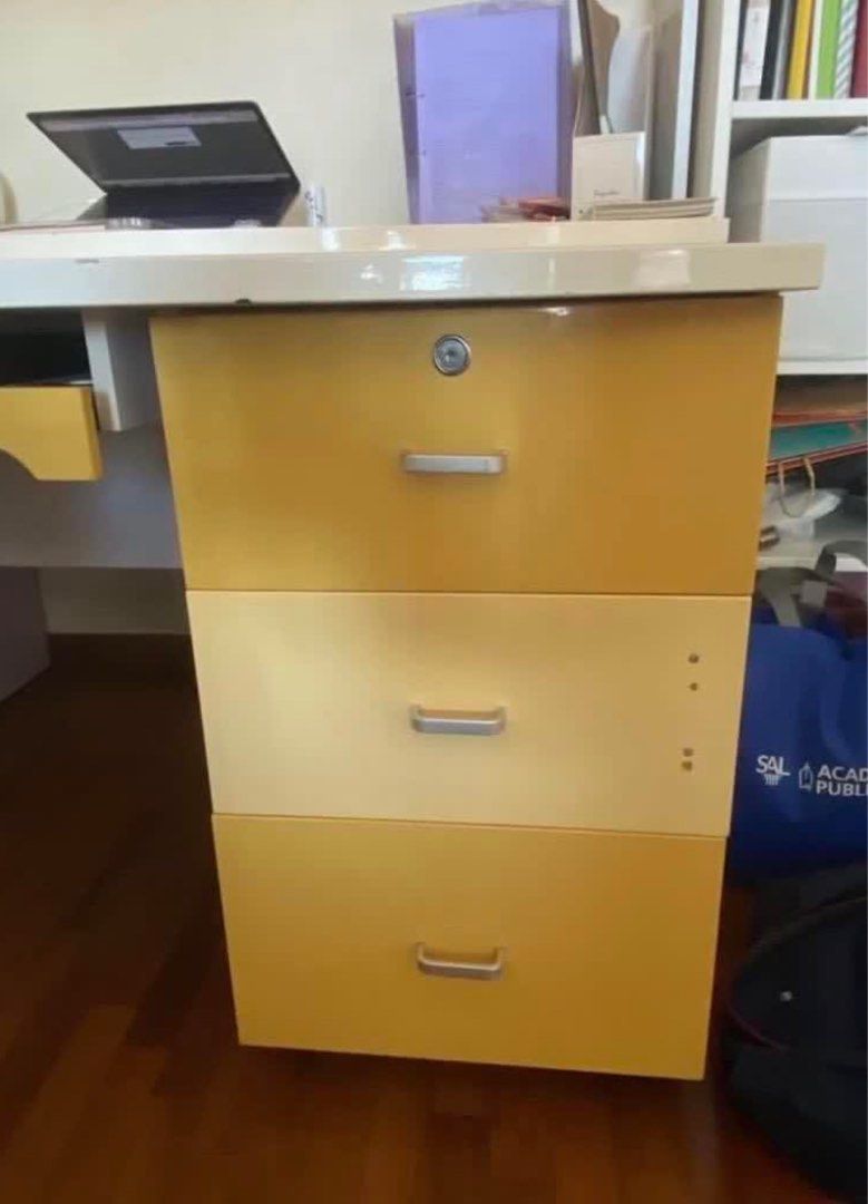 FREE TO A GOOD HOME Study Table with Shelves and Drawers, Furniture